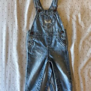 OshKosh B'gosh Heart Pocket Denim Overalls